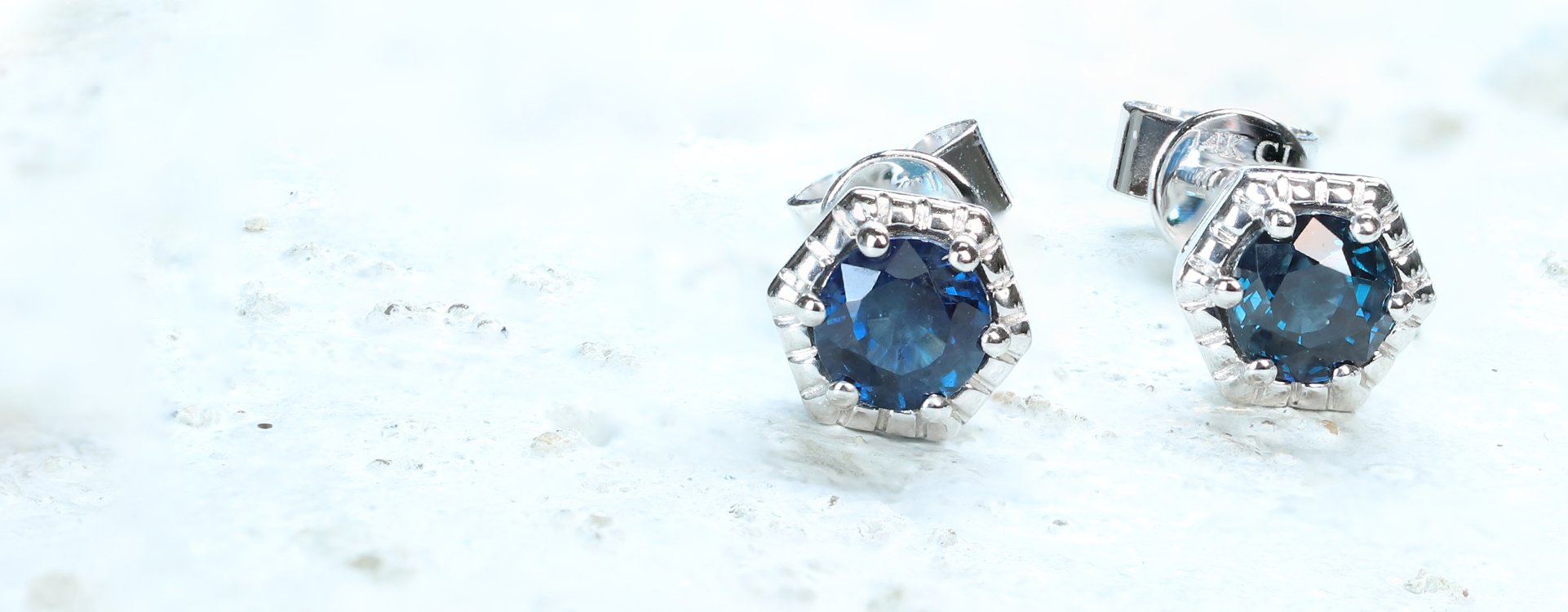 Blue Sapphire Earrings