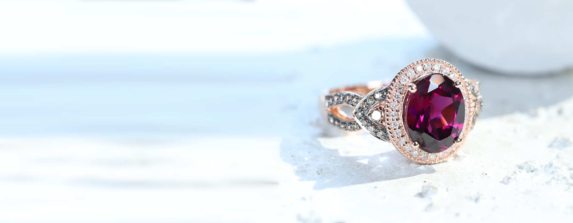 Rhodolite Garnet Rings