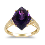 Felicity 10K Yellow Gold Marquise-Cut Green Brazilian Amethyst Ring