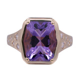 Isabella 14K Yellow Gold Amethyst Ring